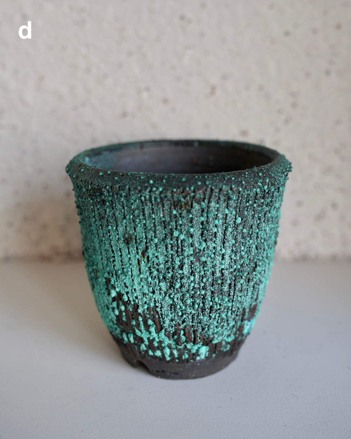 小野象平 / 錆釉薬 植木鉢 Small-Long