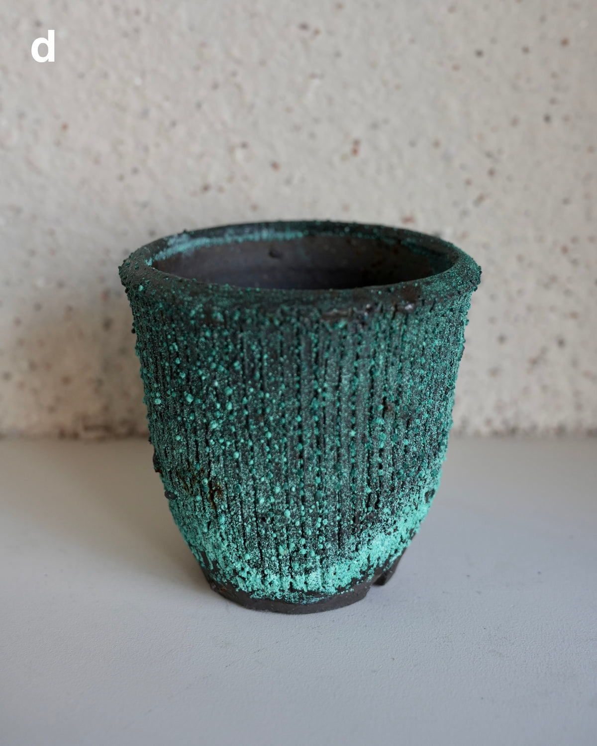 小野象平 / 錆釉薬 植木鉢 Small-Long