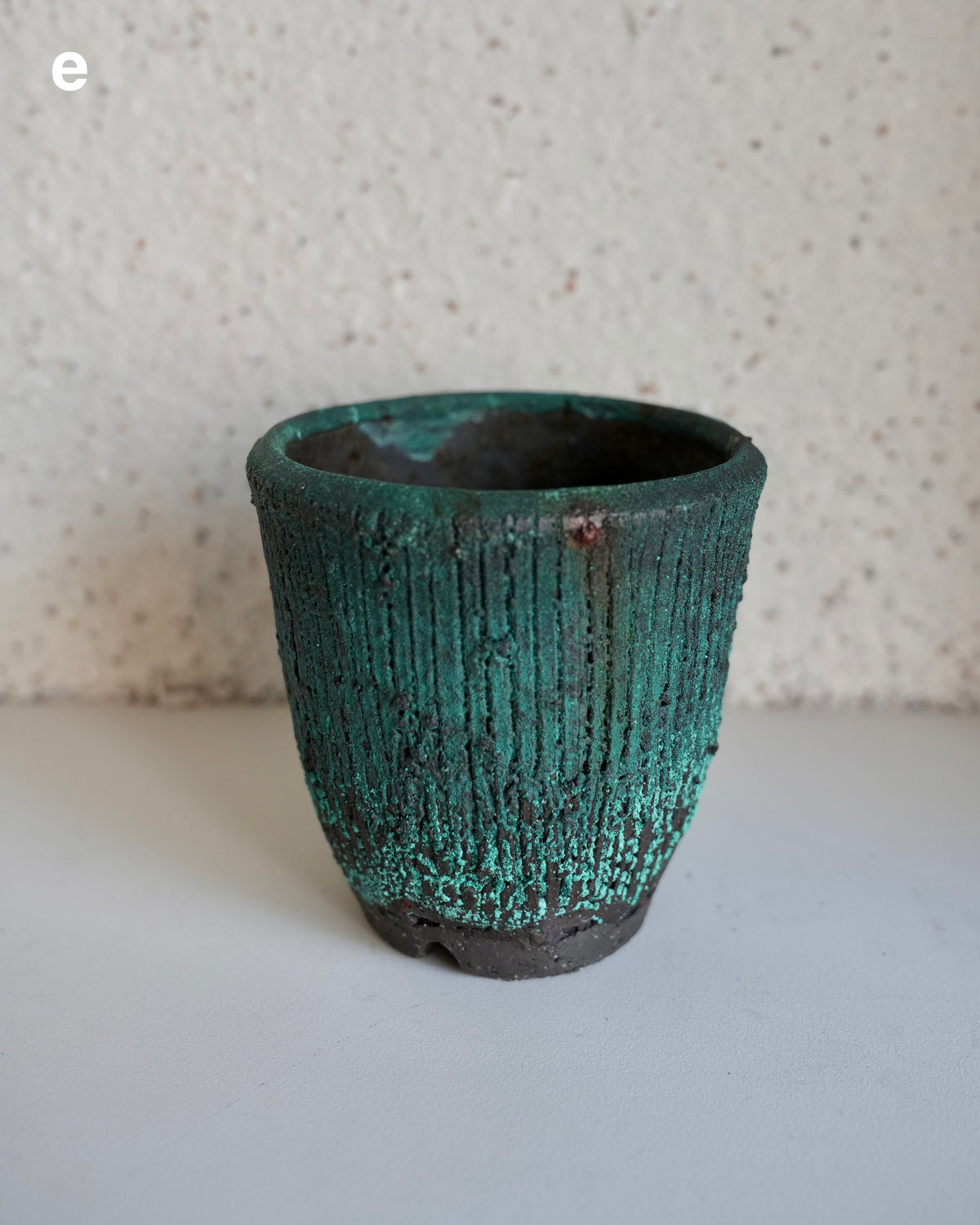 小野象平 / 錆釉薬 植木鉢 Small-Long