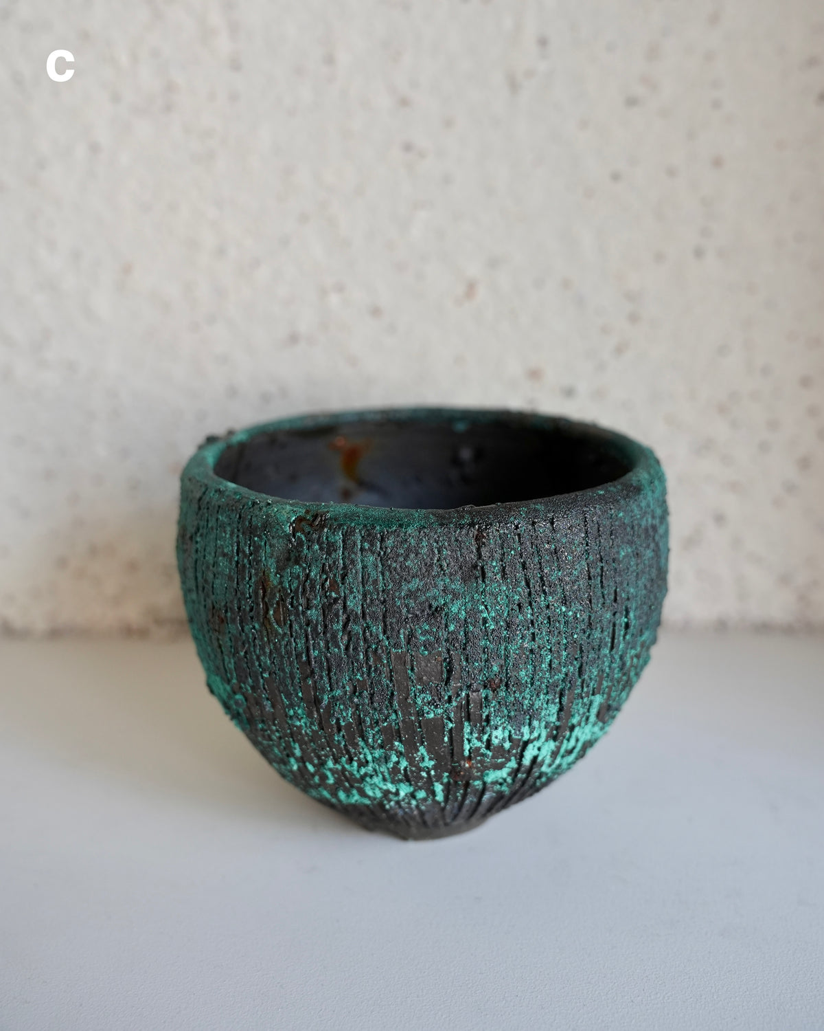 小野象平 / 錆釉薬 植木鉢 Small