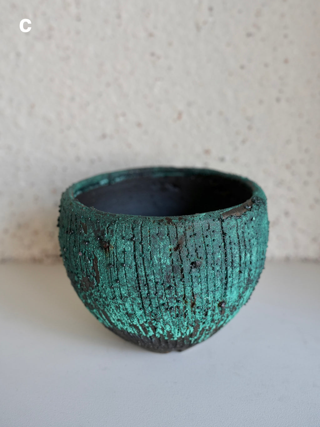 小野象平 / 錆釉薬 植木鉢 Small