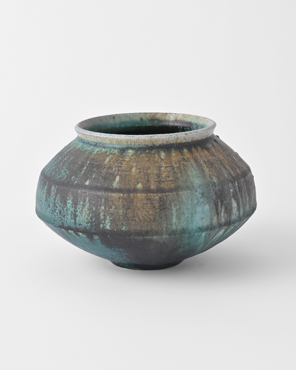 境道一 / 織部釉花入 B