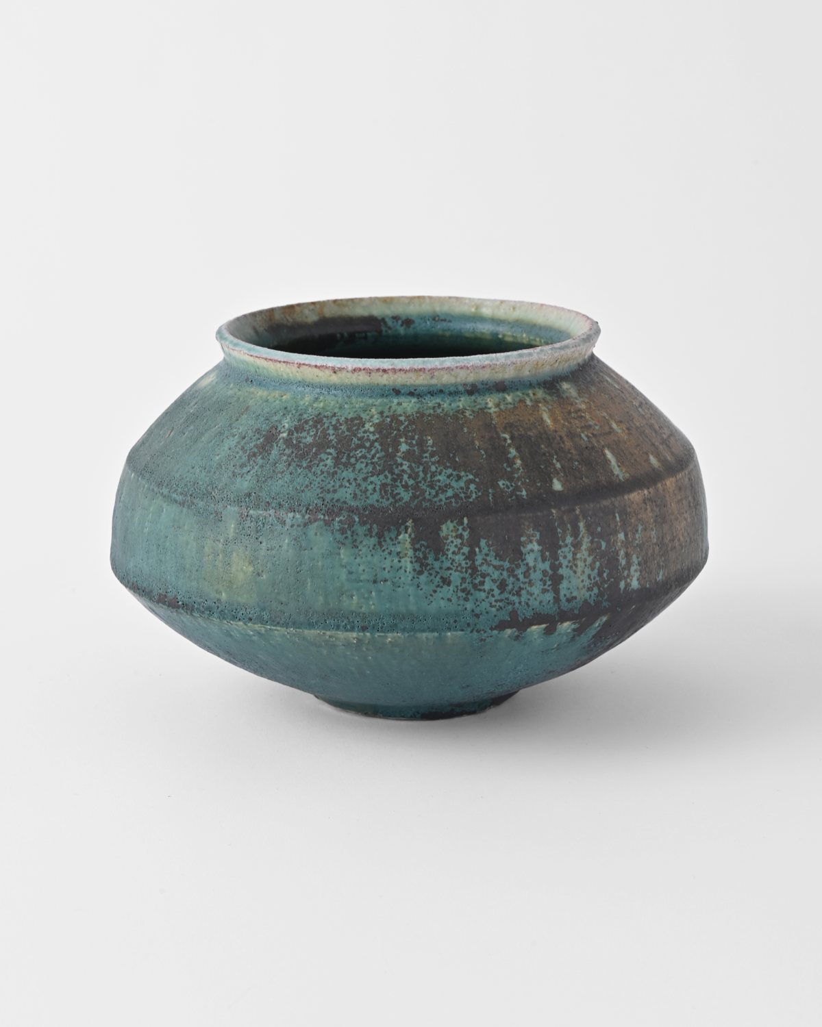 境道一 / 織部釉花入 B