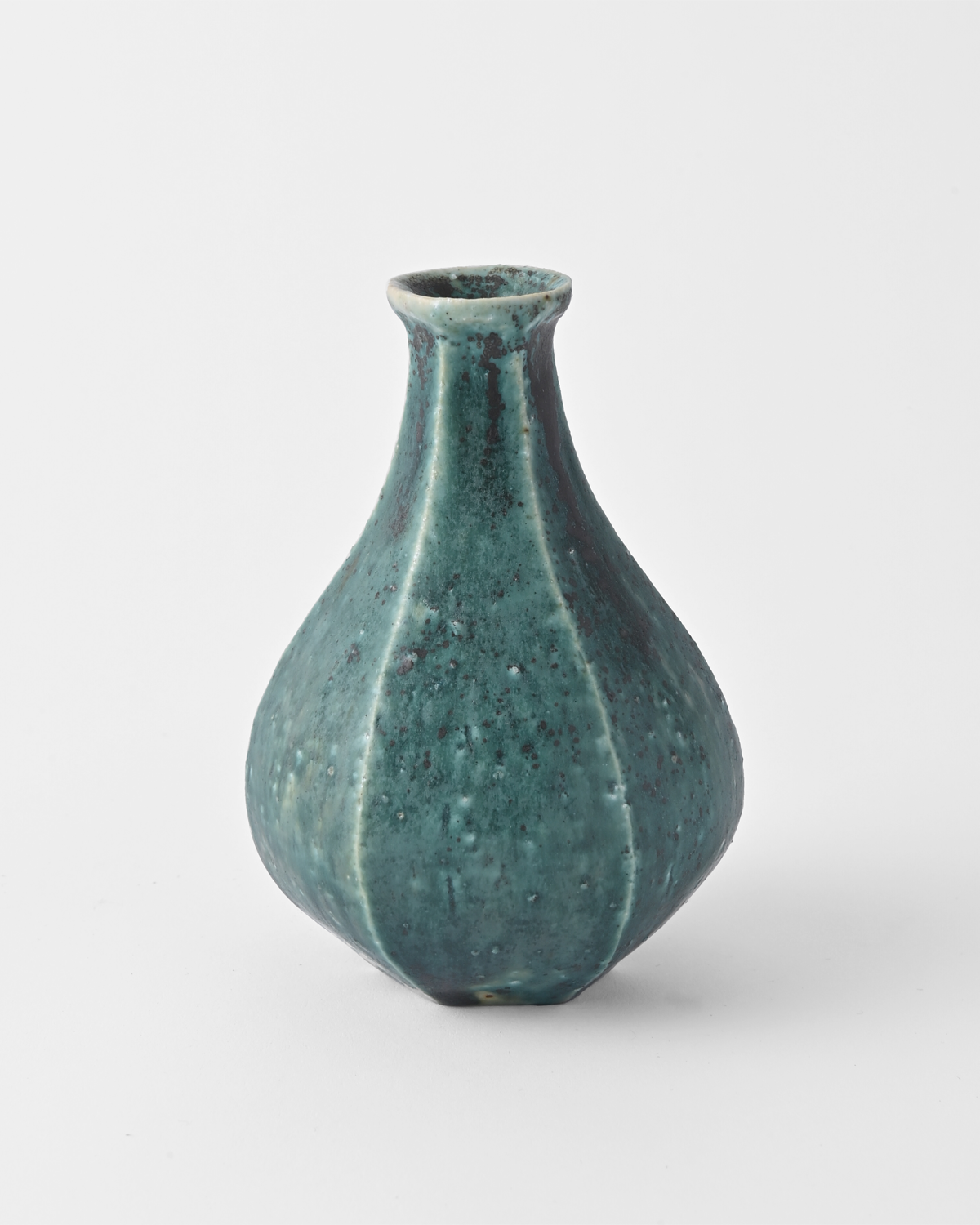 境道一 / 織部釉一輪挿し B