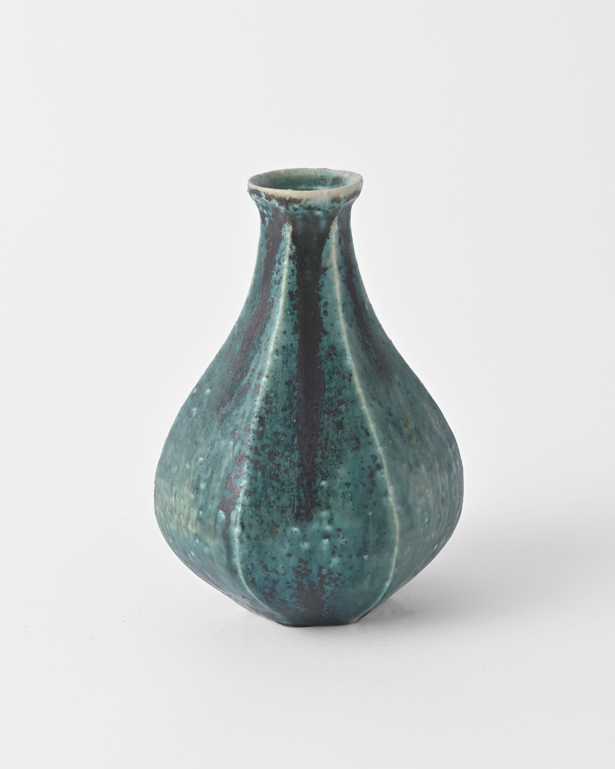 境道一 / 織部釉一輪挿し B