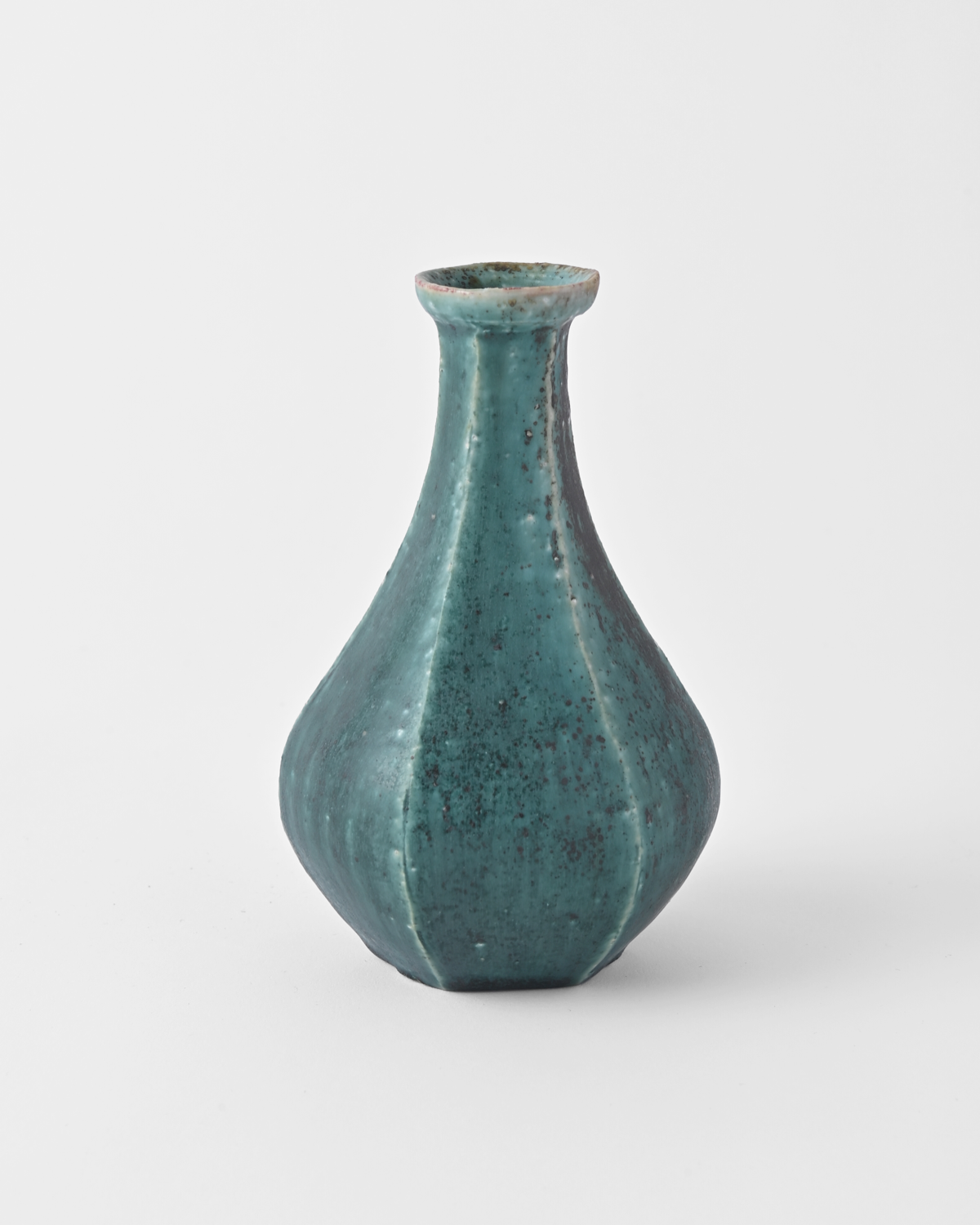 境道一 / 織部釉一輪挿し C