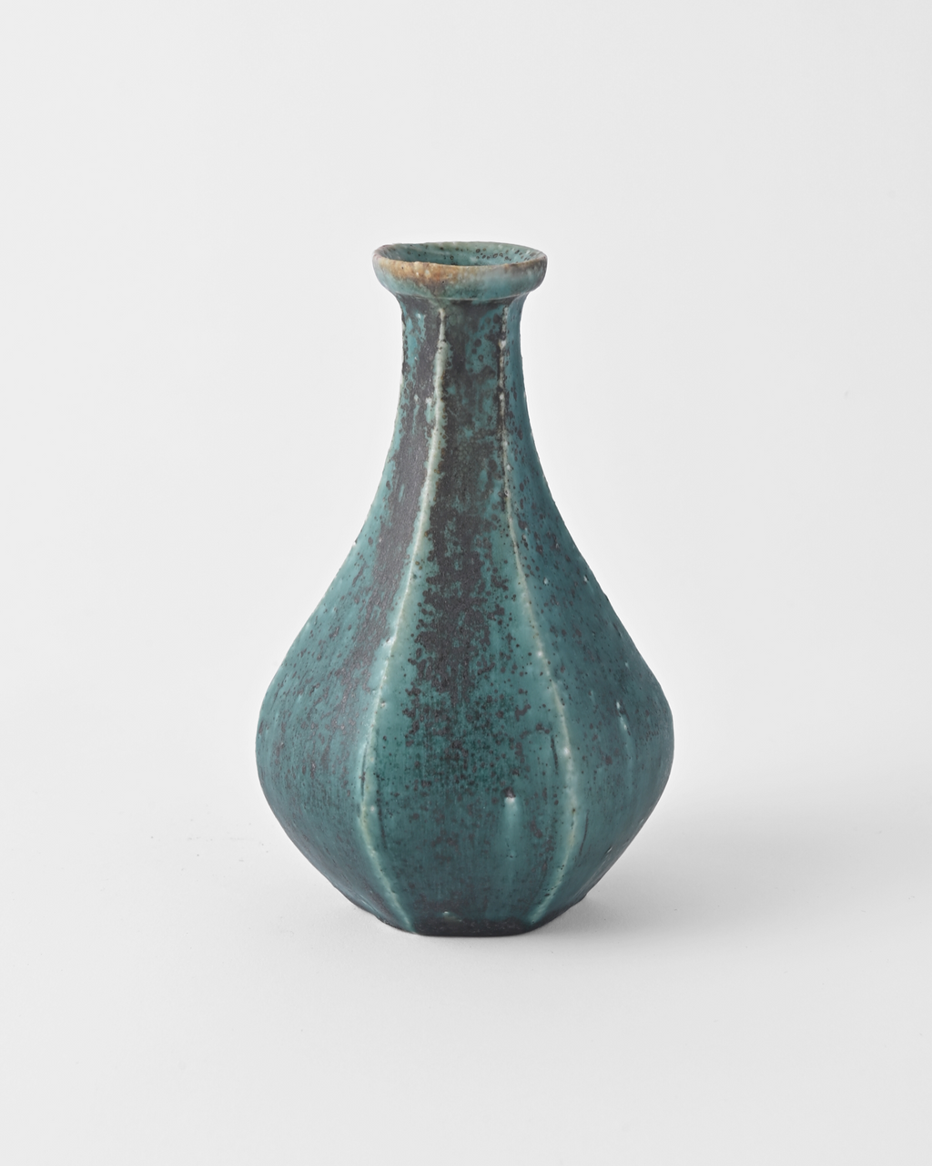 境道一 / 織部釉一輪挿し A