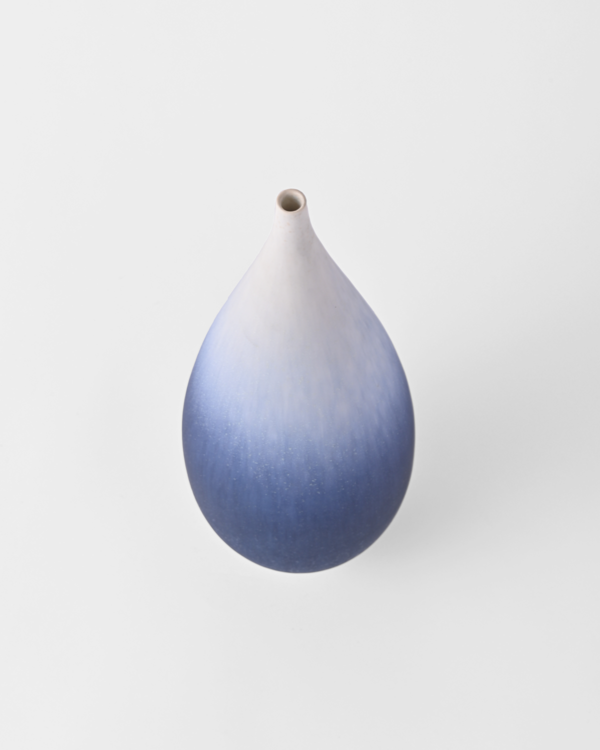 岩崎龍二 / 半磁器土花器 B / Blue