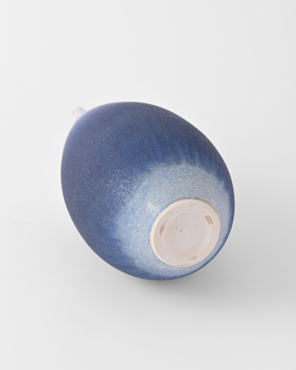 岩崎龍二 / 半磁器土花器 B / Blue
