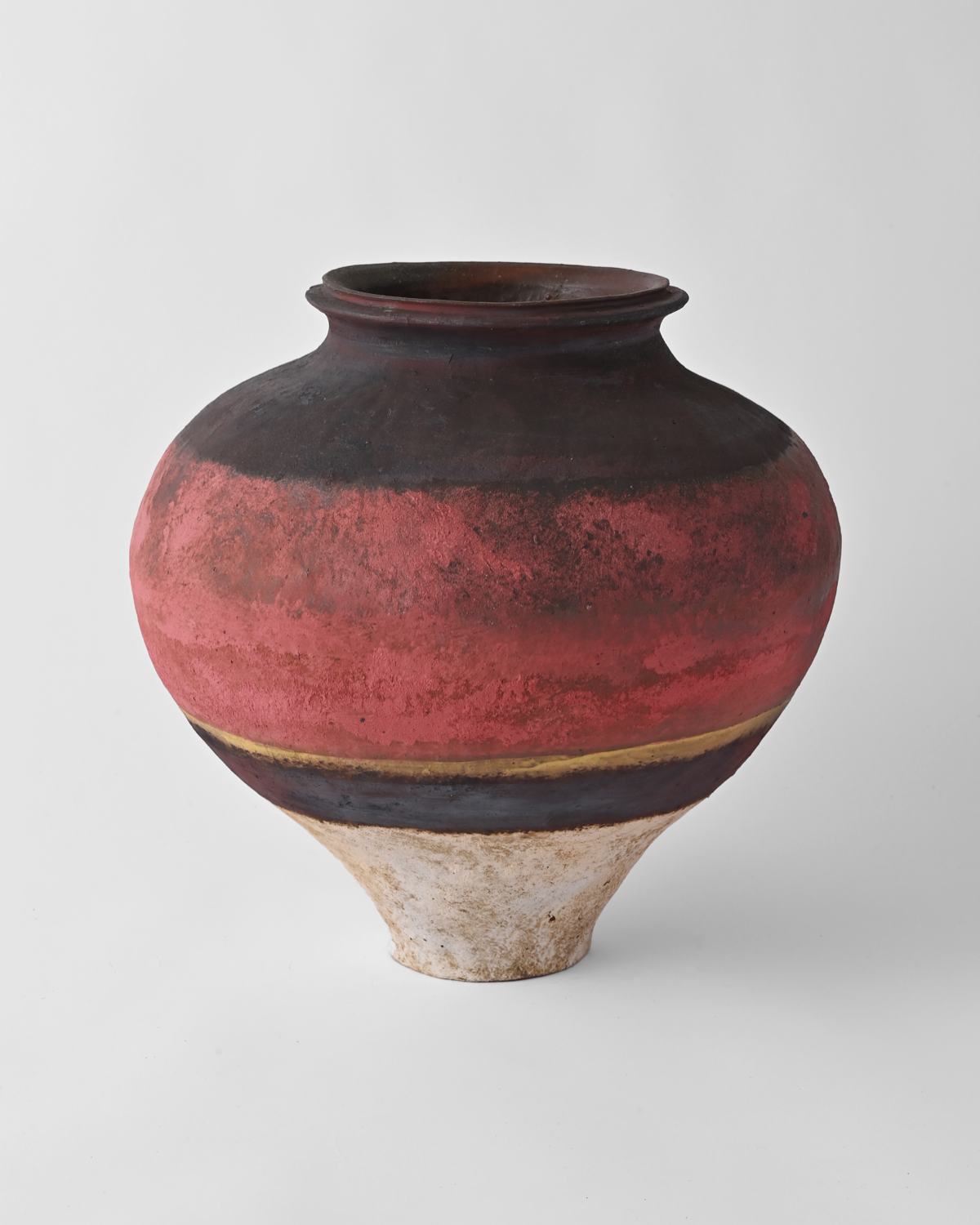 境知子 / 彩色焼締壺