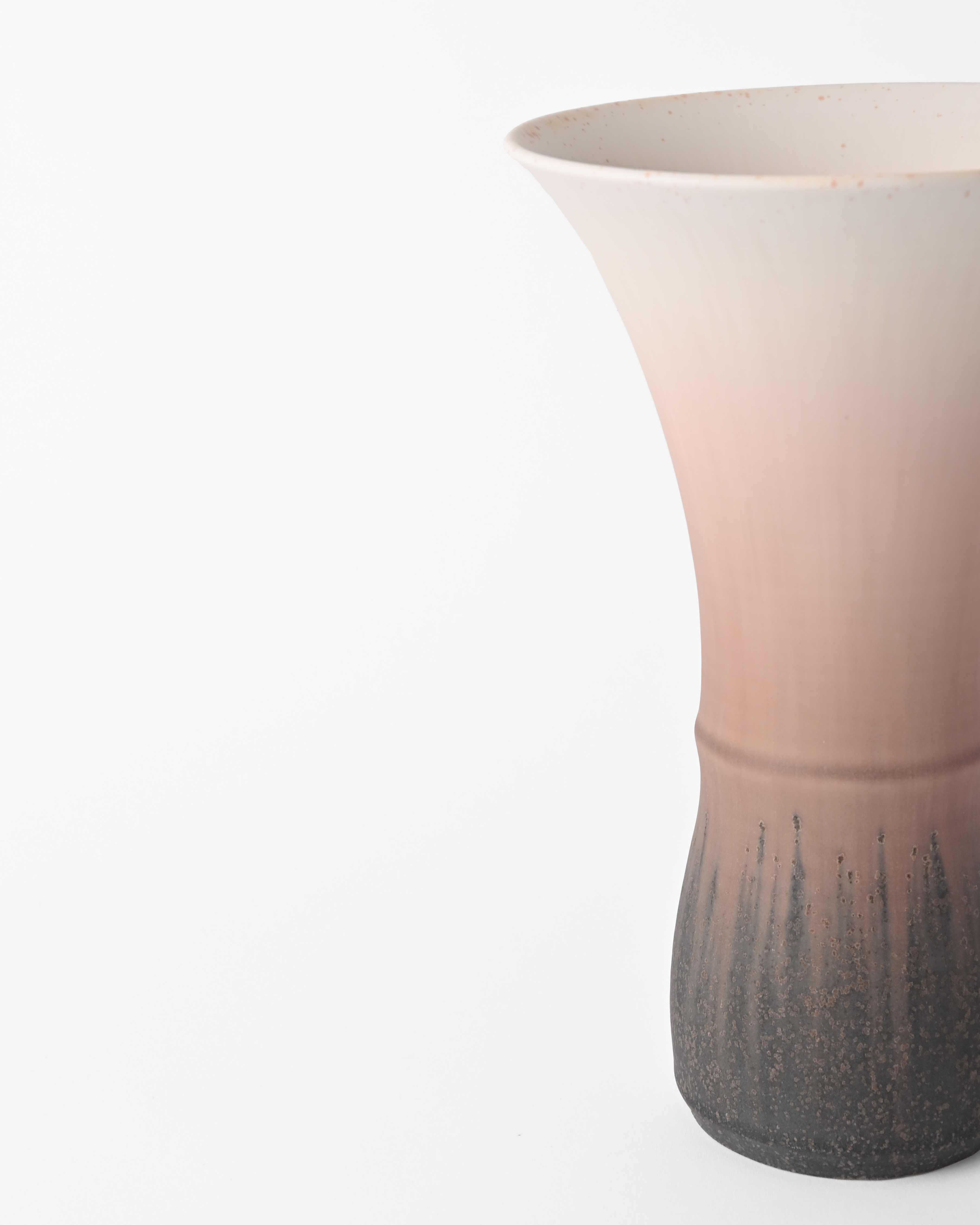 Ryuji Iwasaki / Flower Vase / Shuttle / Blue Grey B