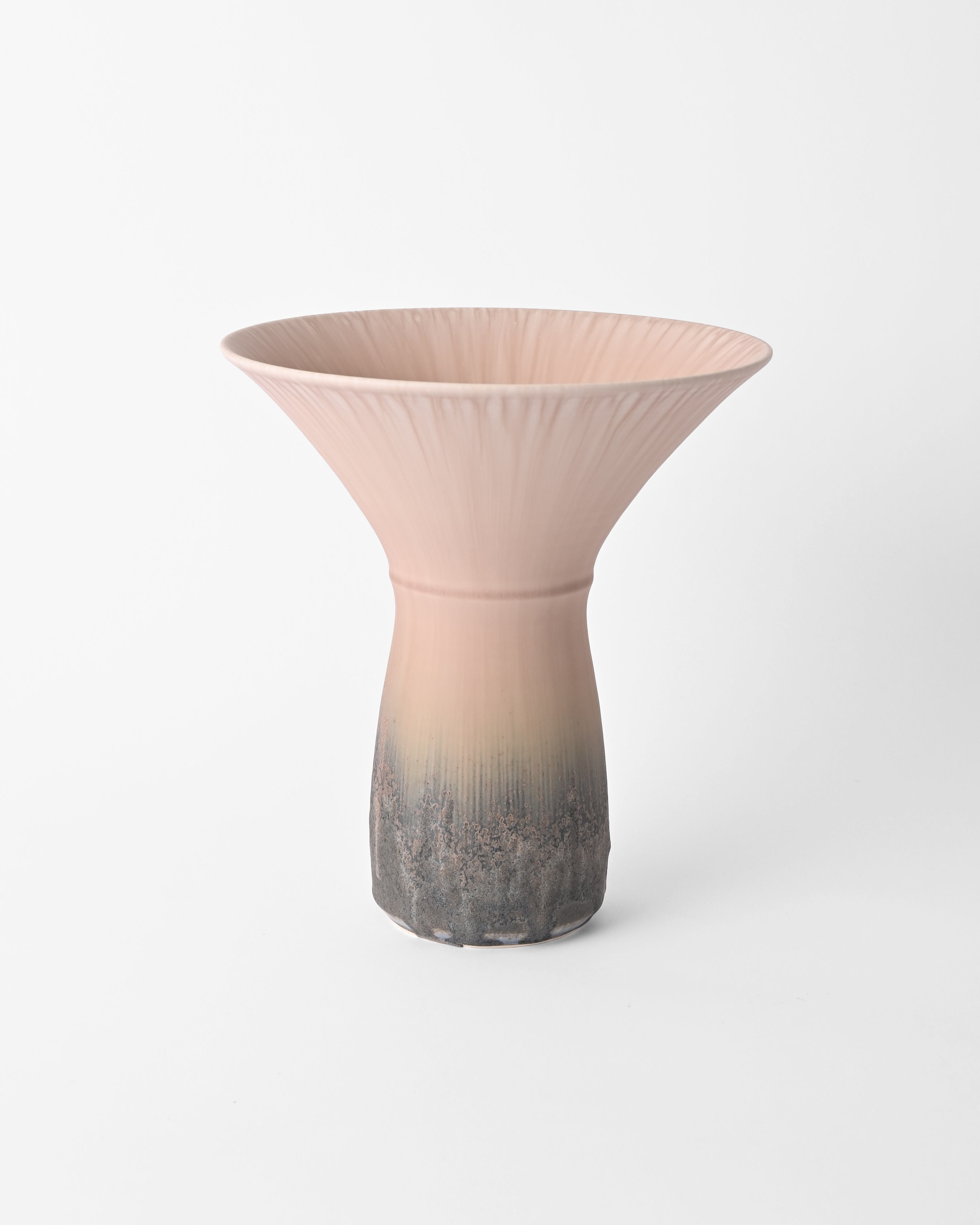 Ryuji Iwasaki / Flower vase / Shuttle / Blue Grey C