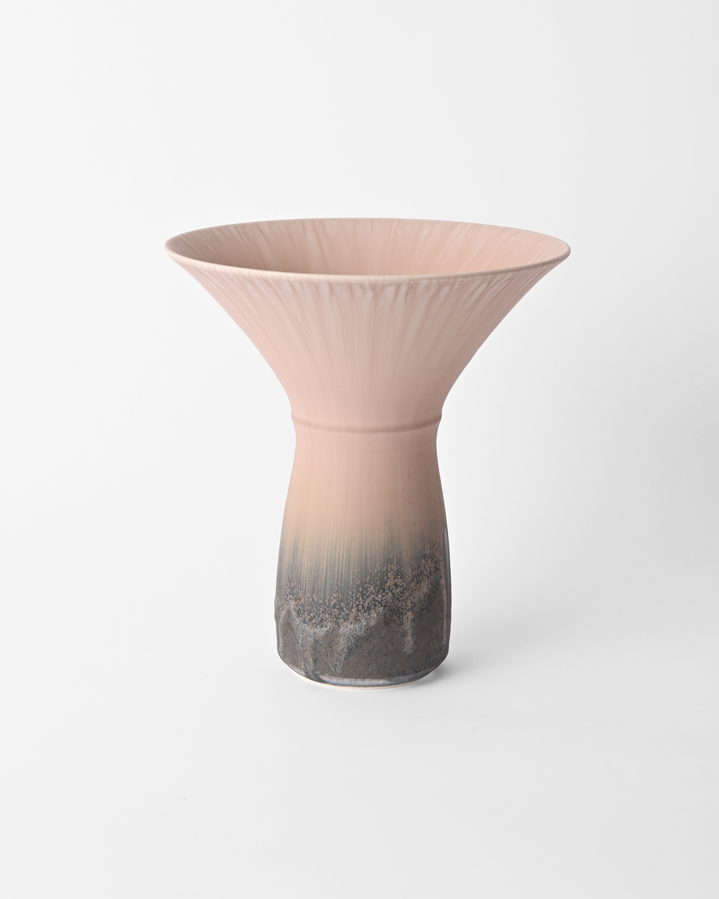 Ryuji Iwasaki / Flower vase / Shuttle / Blue Grey C