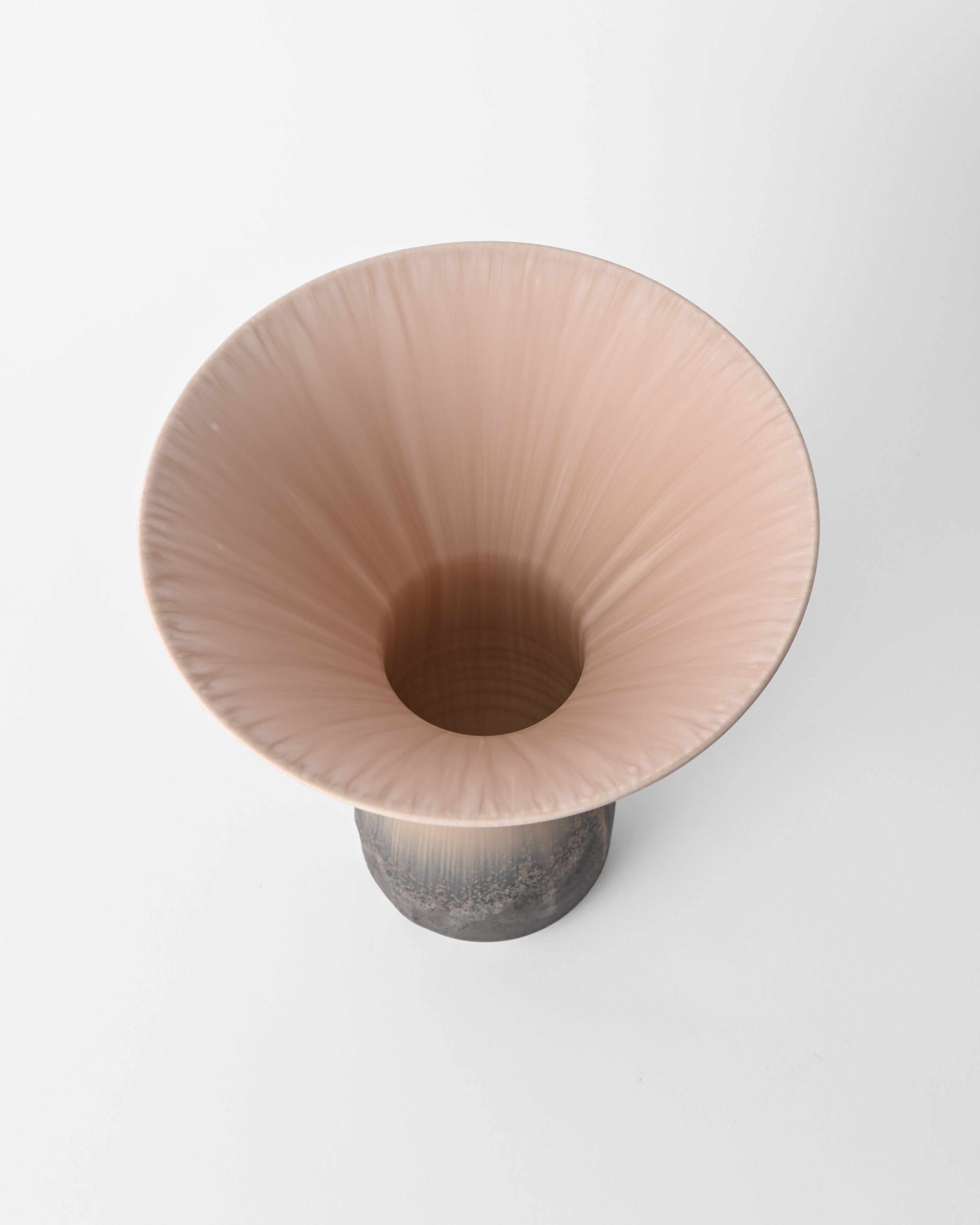 Ryuji Iwasaki / Flower vase / Shuttle / Blue Grey C