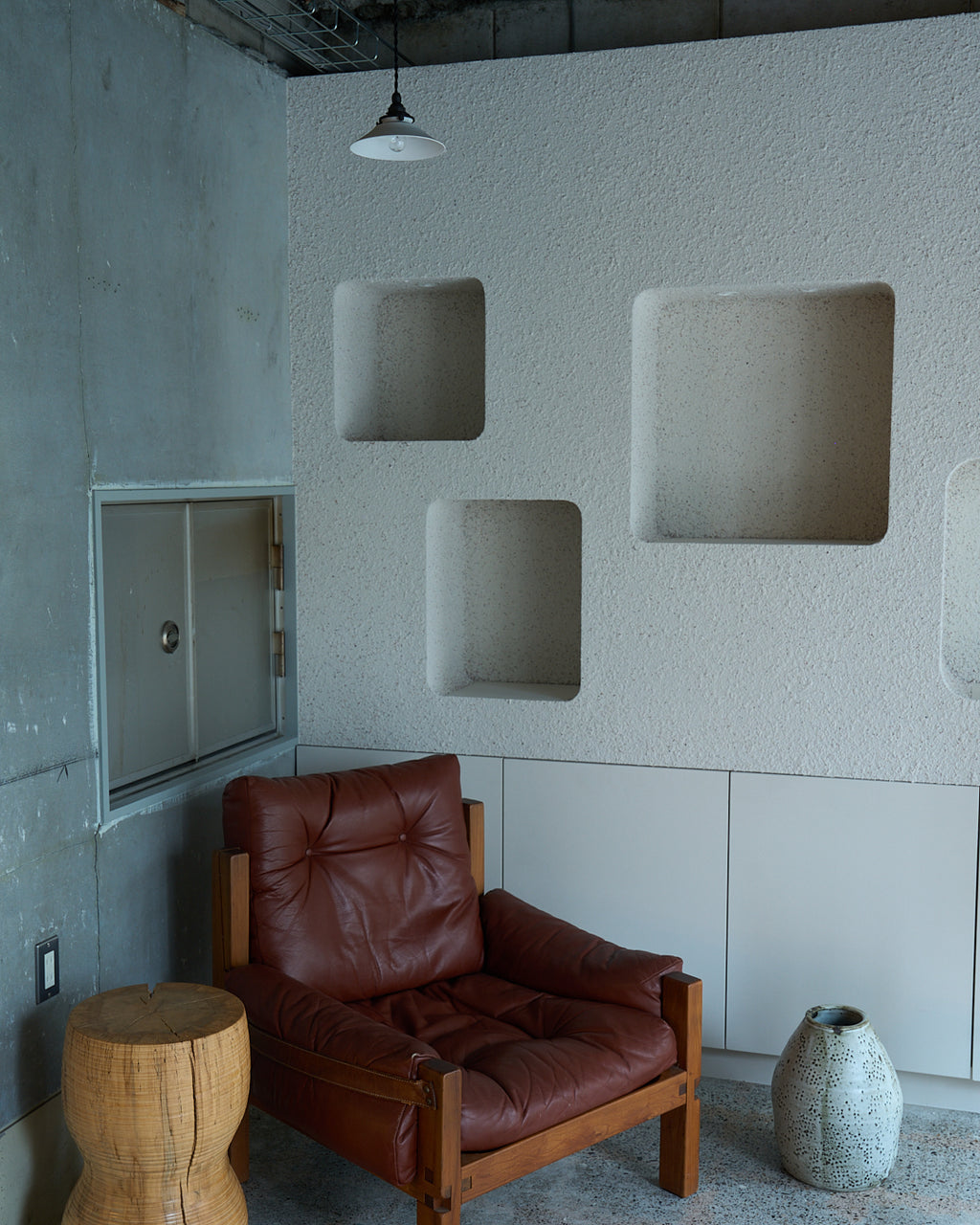 Yoshio Kangawa / White Porcelain Lamp Shade / Large