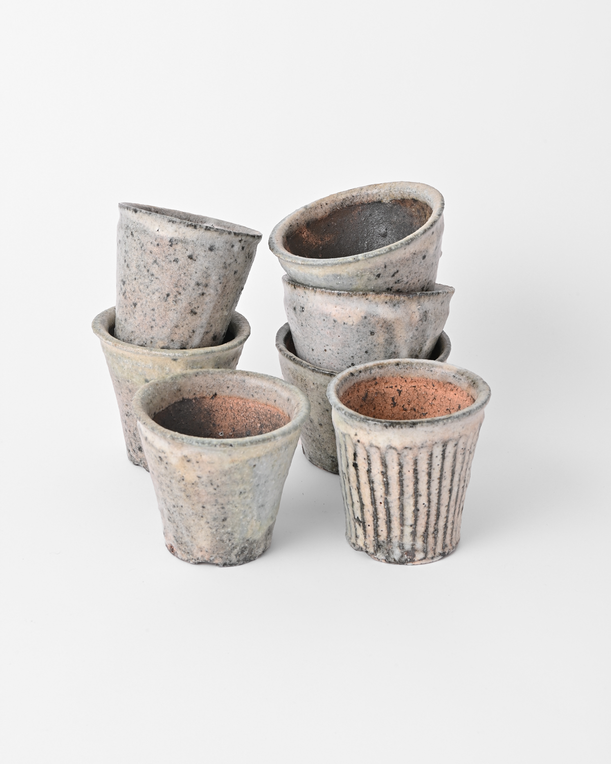 八田亨 / 白掛植木鉢 Small N