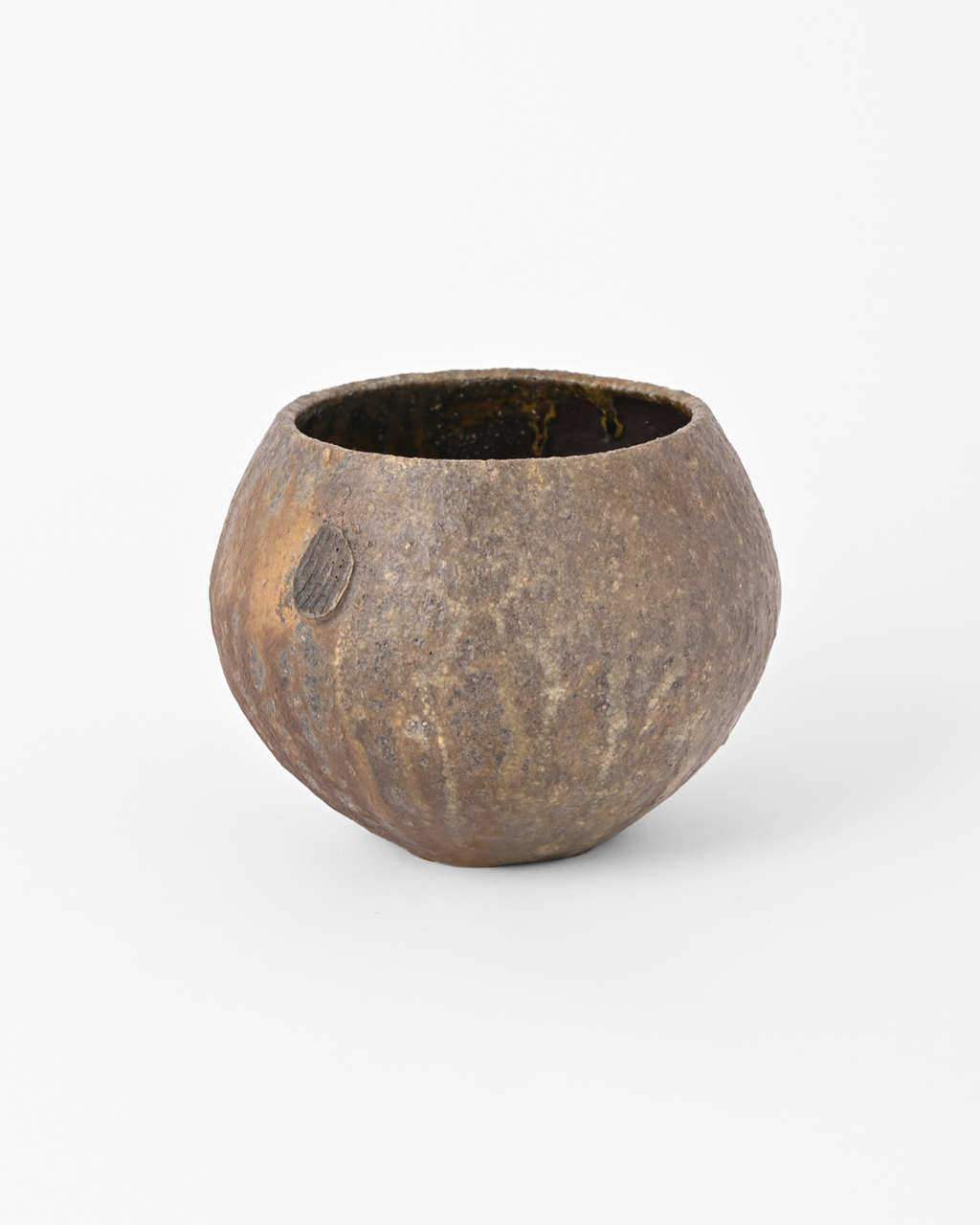 八田亨 / 自然釉植木鉢 A