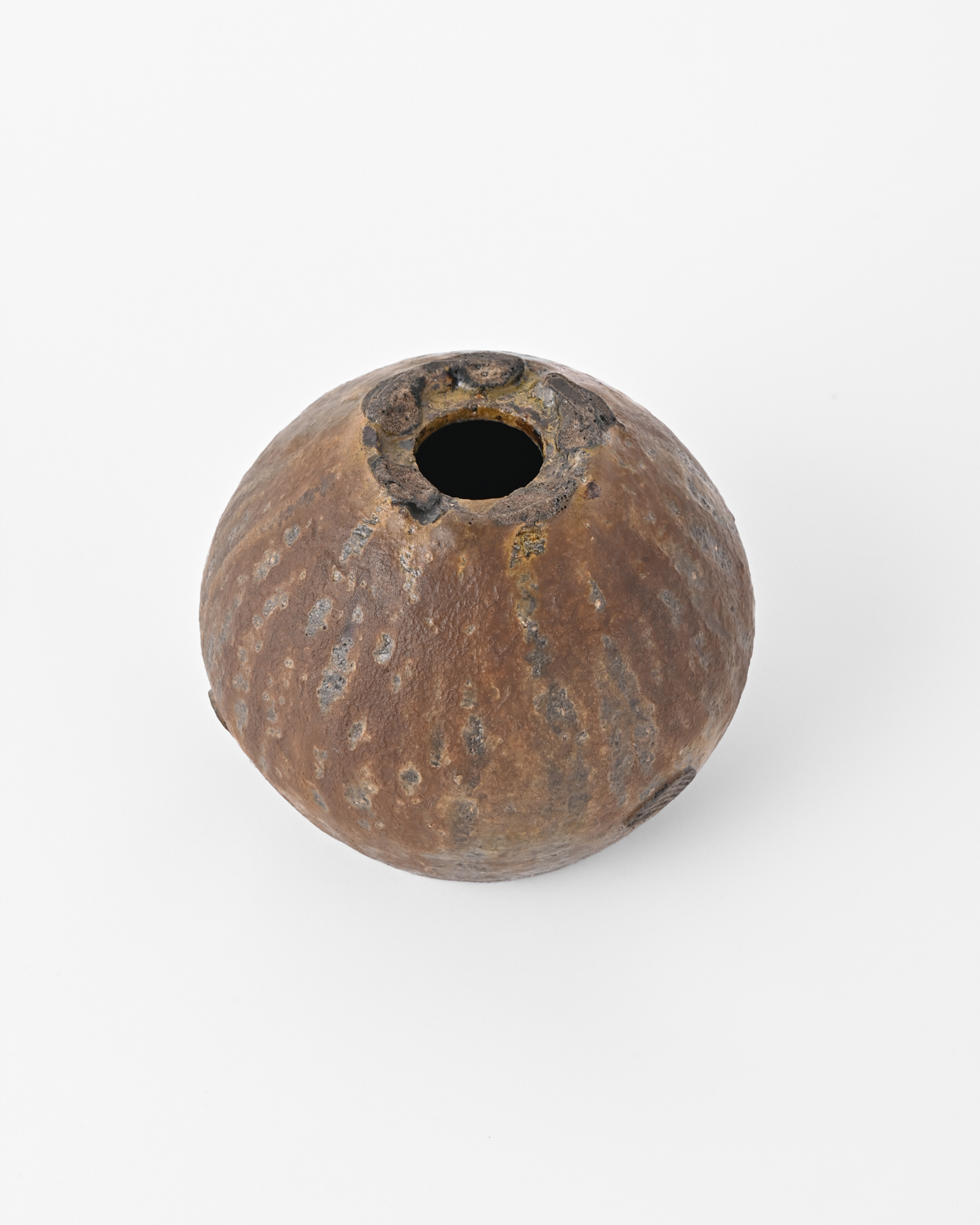 八田亨 / 自然釉植木鉢 A