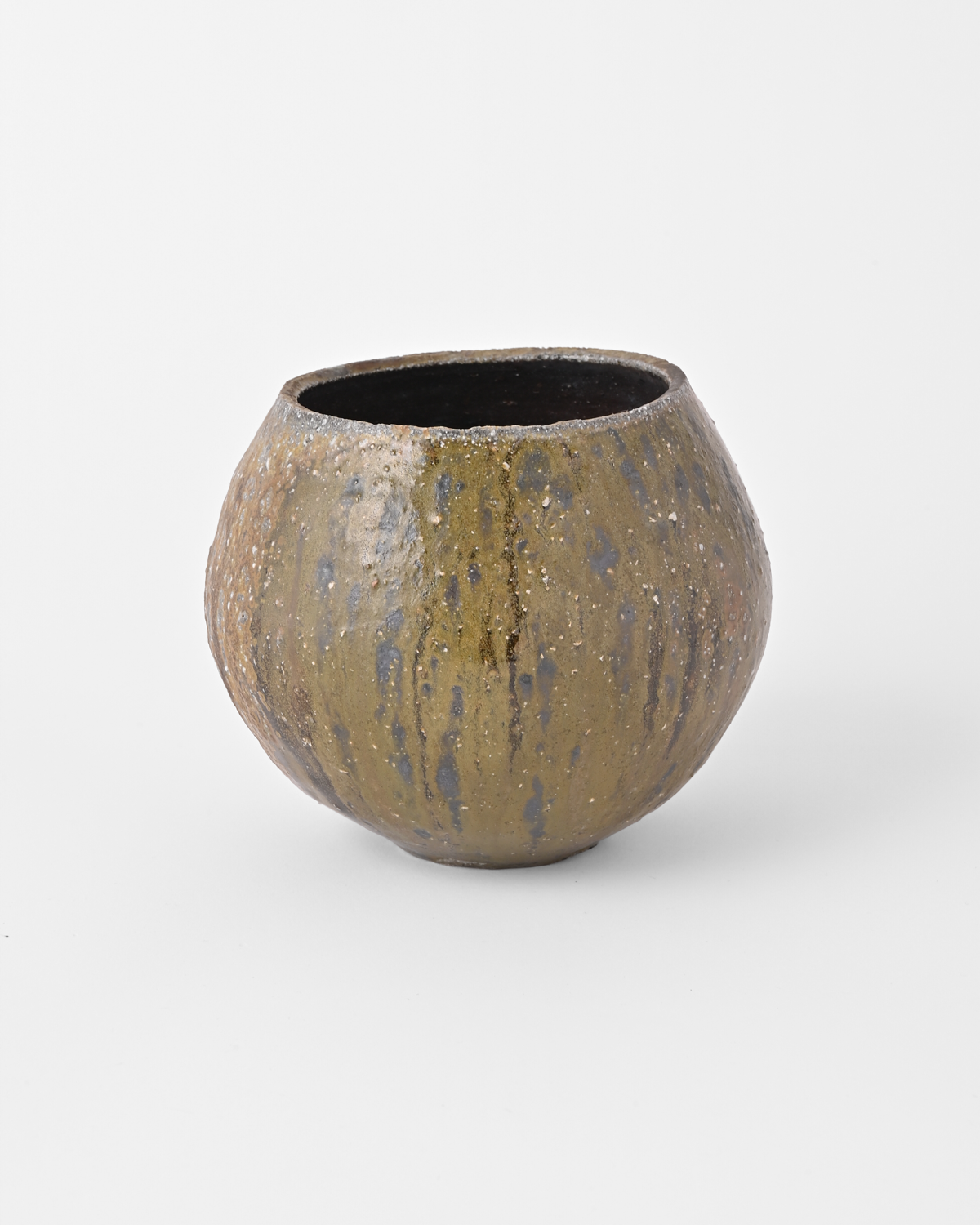 八田亨 / 自然釉植木鉢 B