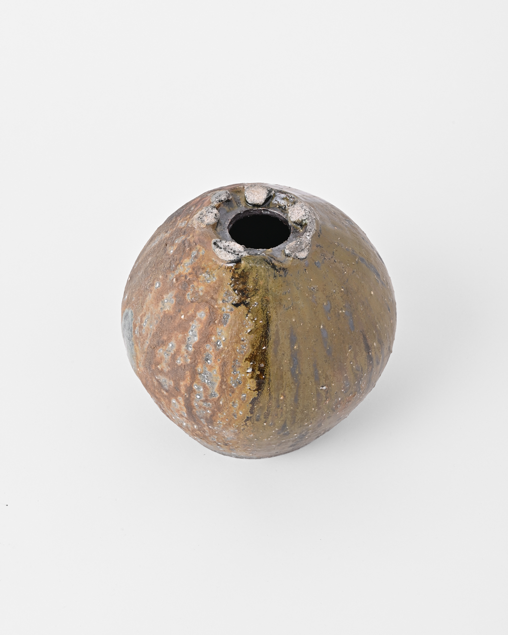 八田亨 / 自然釉植木鉢 B