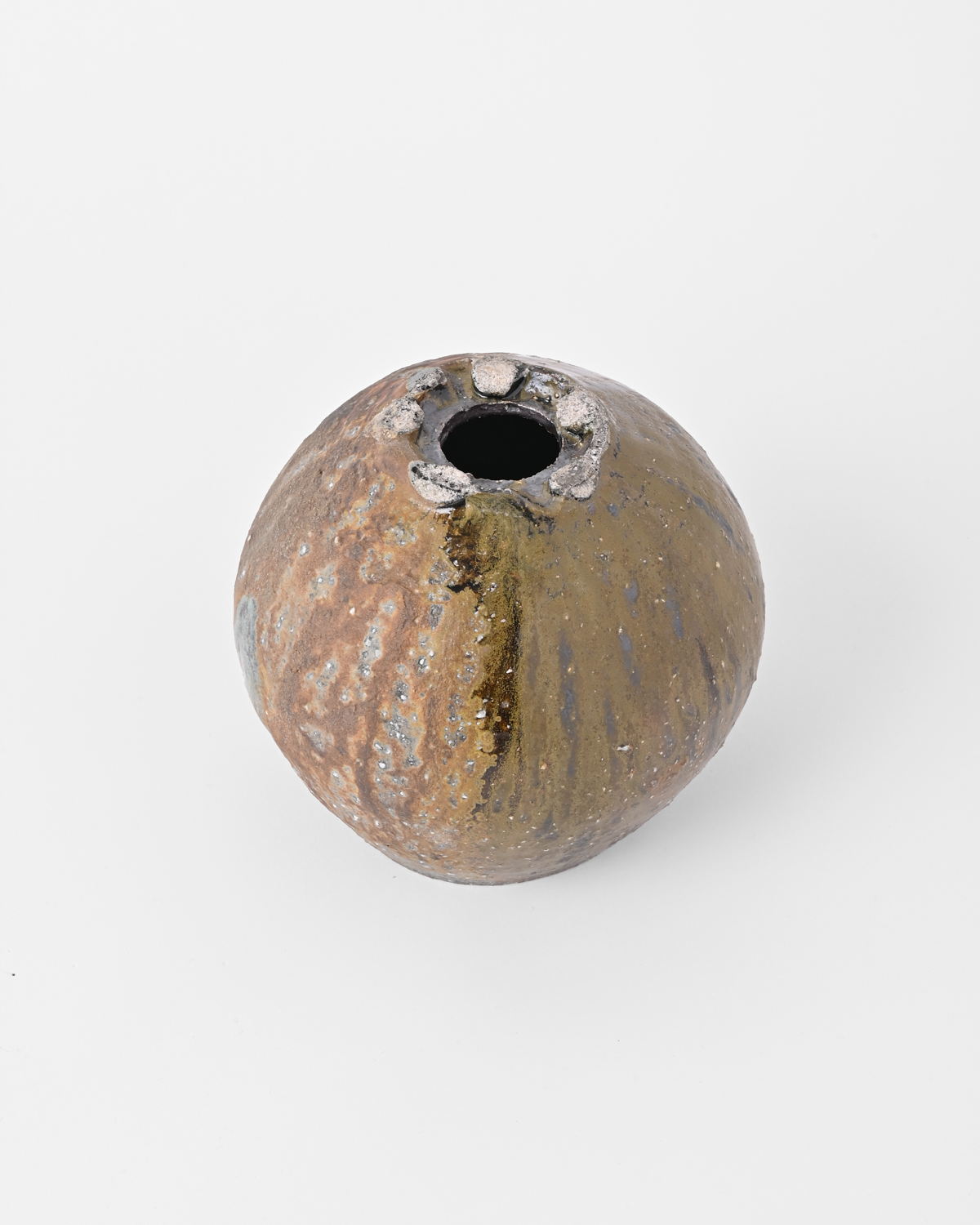 八田亨 / 自然釉植木鉢 B
