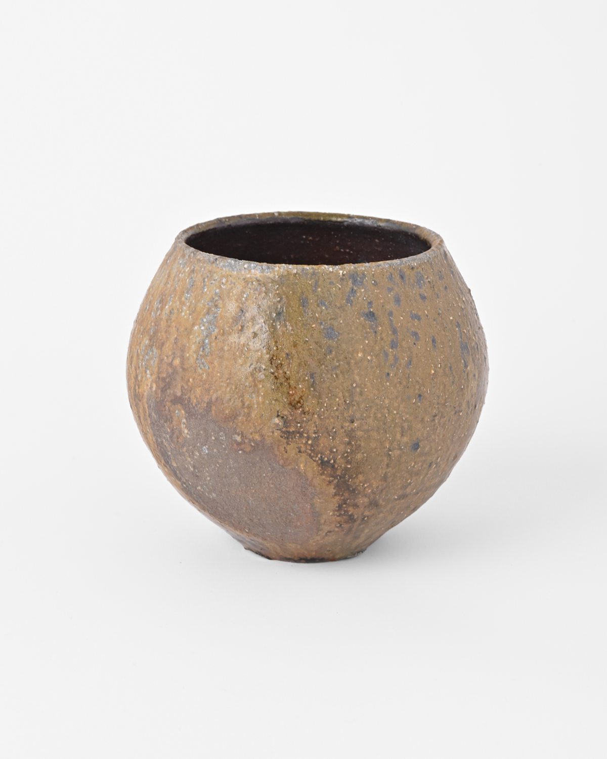 八田亨 / 自然釉植木鉢 C