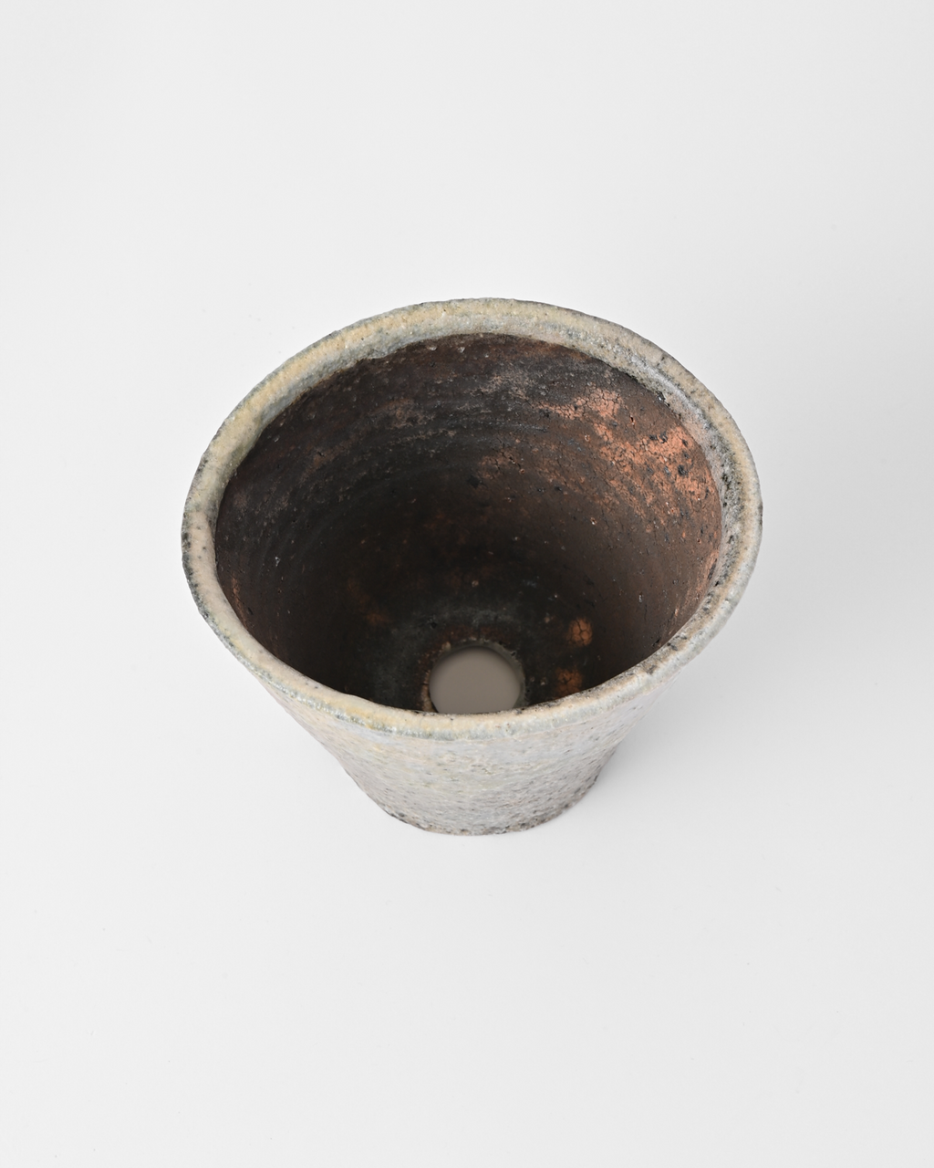 八田亨 / 白掛植木鉢 Large B