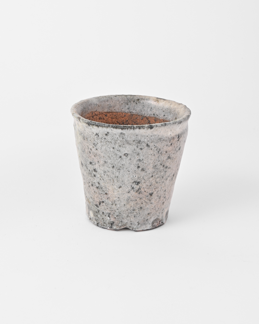 八田亨 / 白掛植木鉢 Small K
