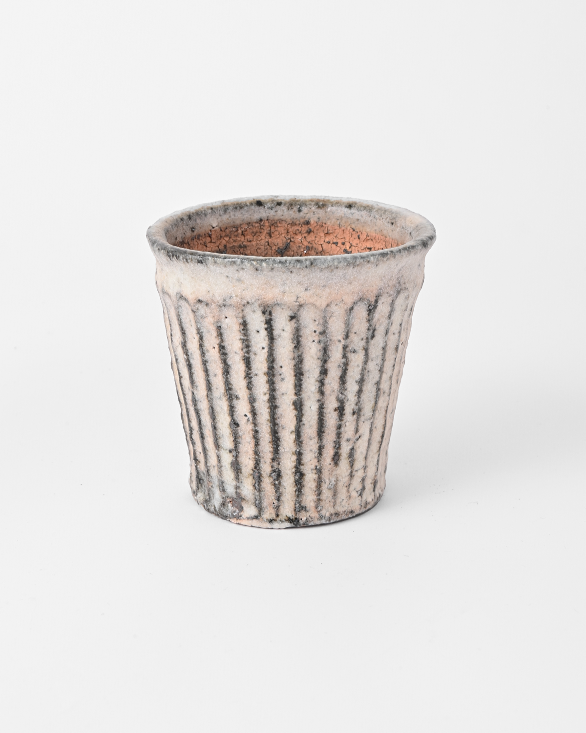 八田亨 / 白掛植木鉢 Small M