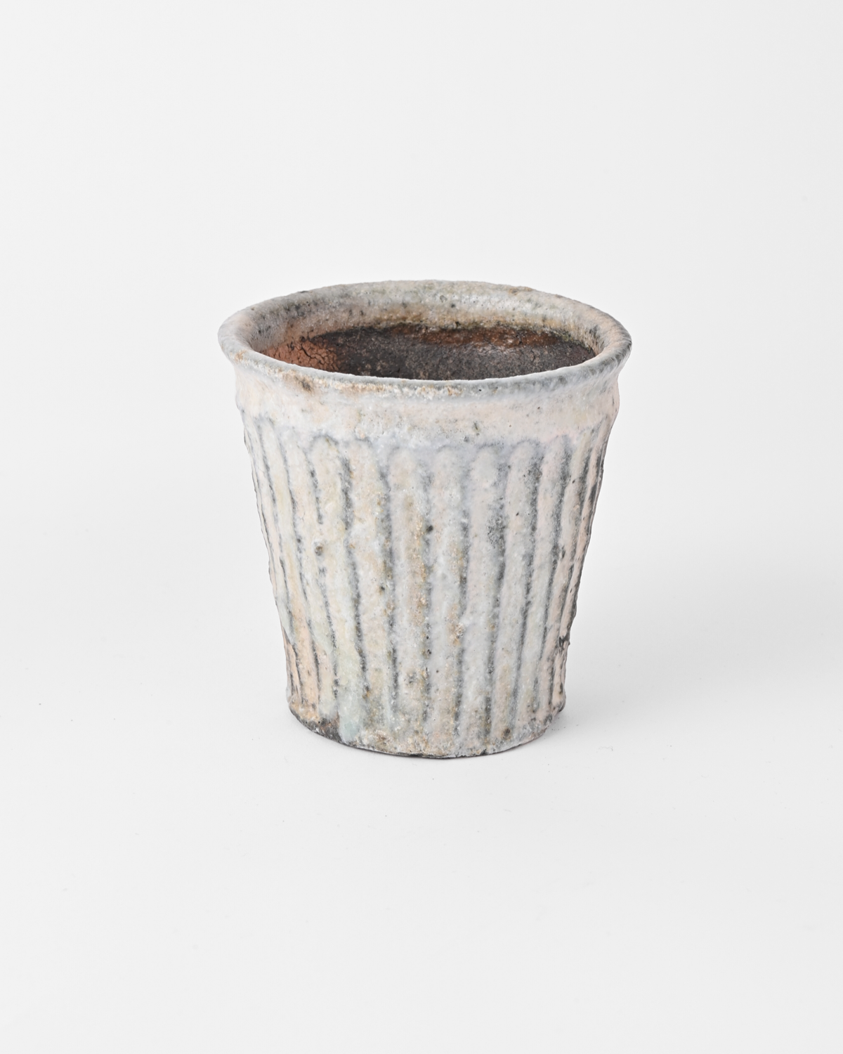 八田亨 / 白掛植木鉢 Small M