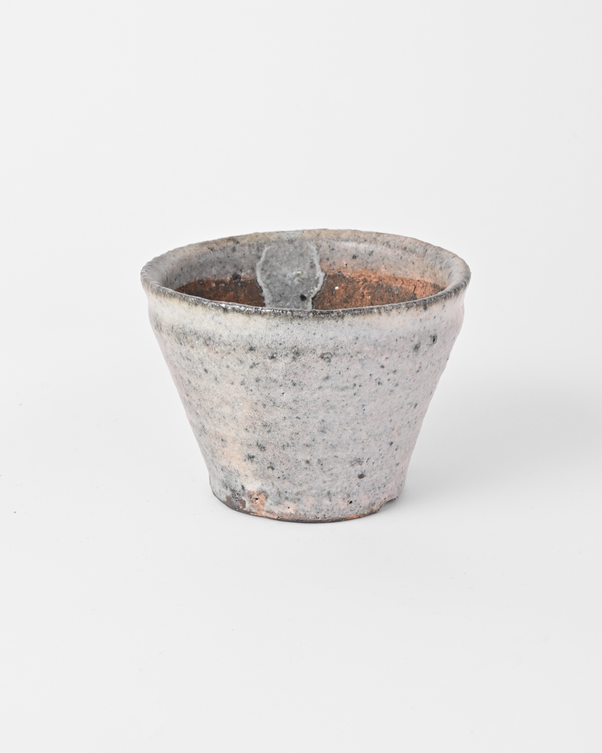 八田亨 / 白掛植木鉢 Small B