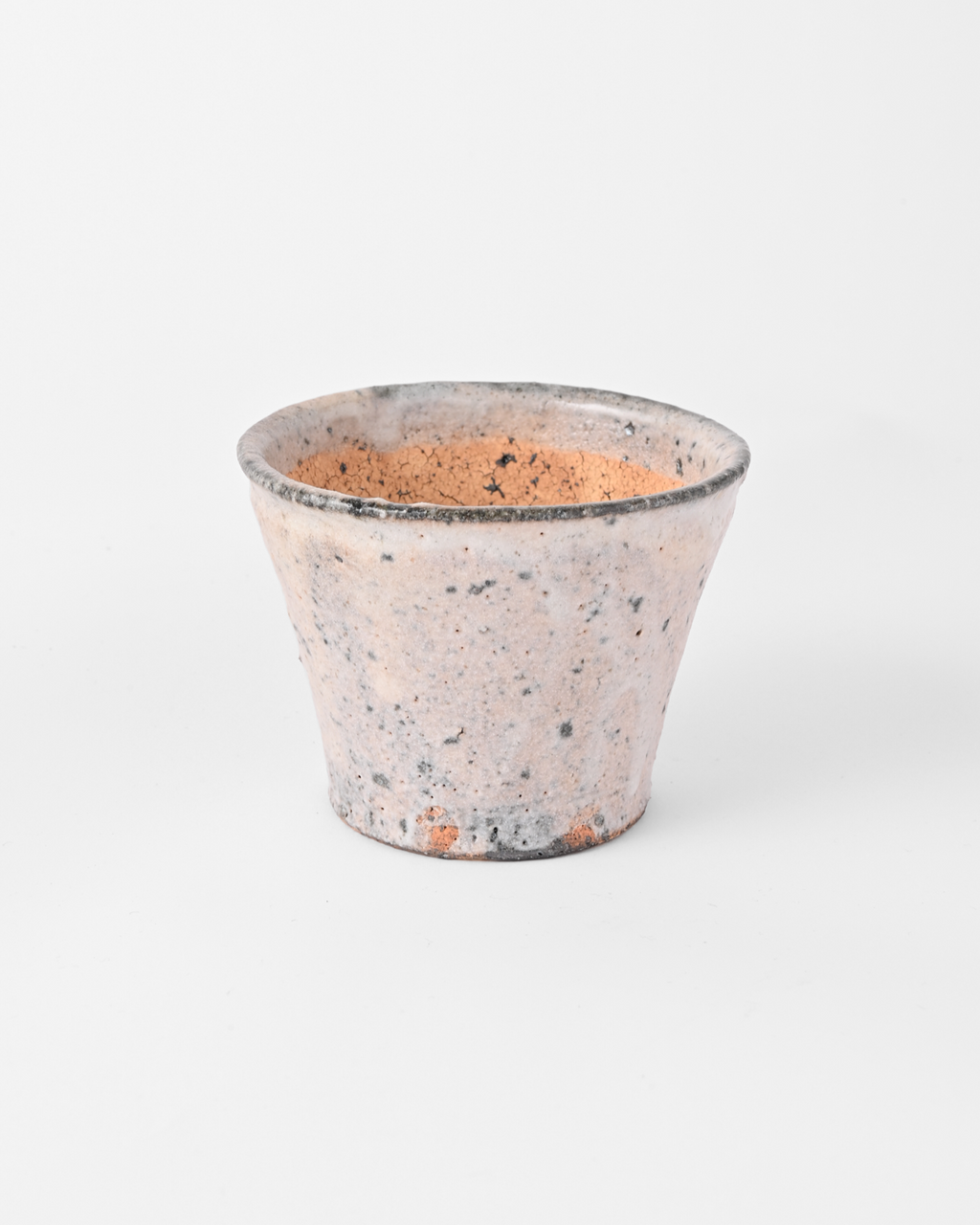 八田亨 / 白掛植木鉢 Small E