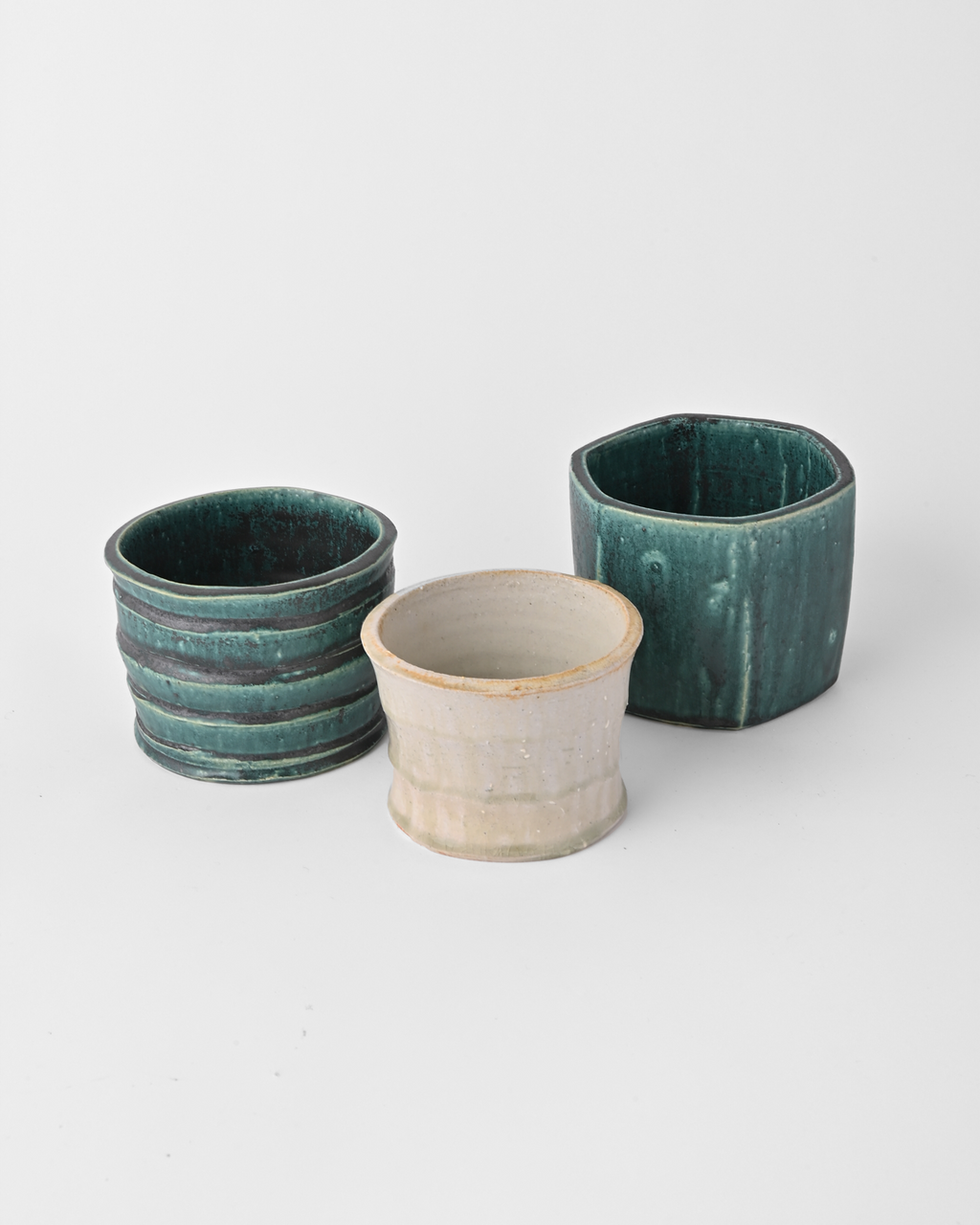 境道一 / ミモザ釉植木鉢 A