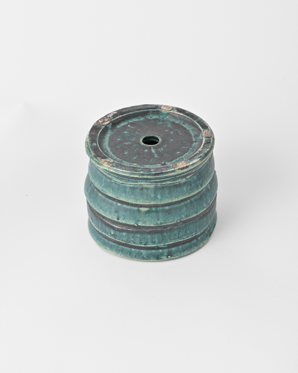 境道一 / 織部釉植木鉢 B