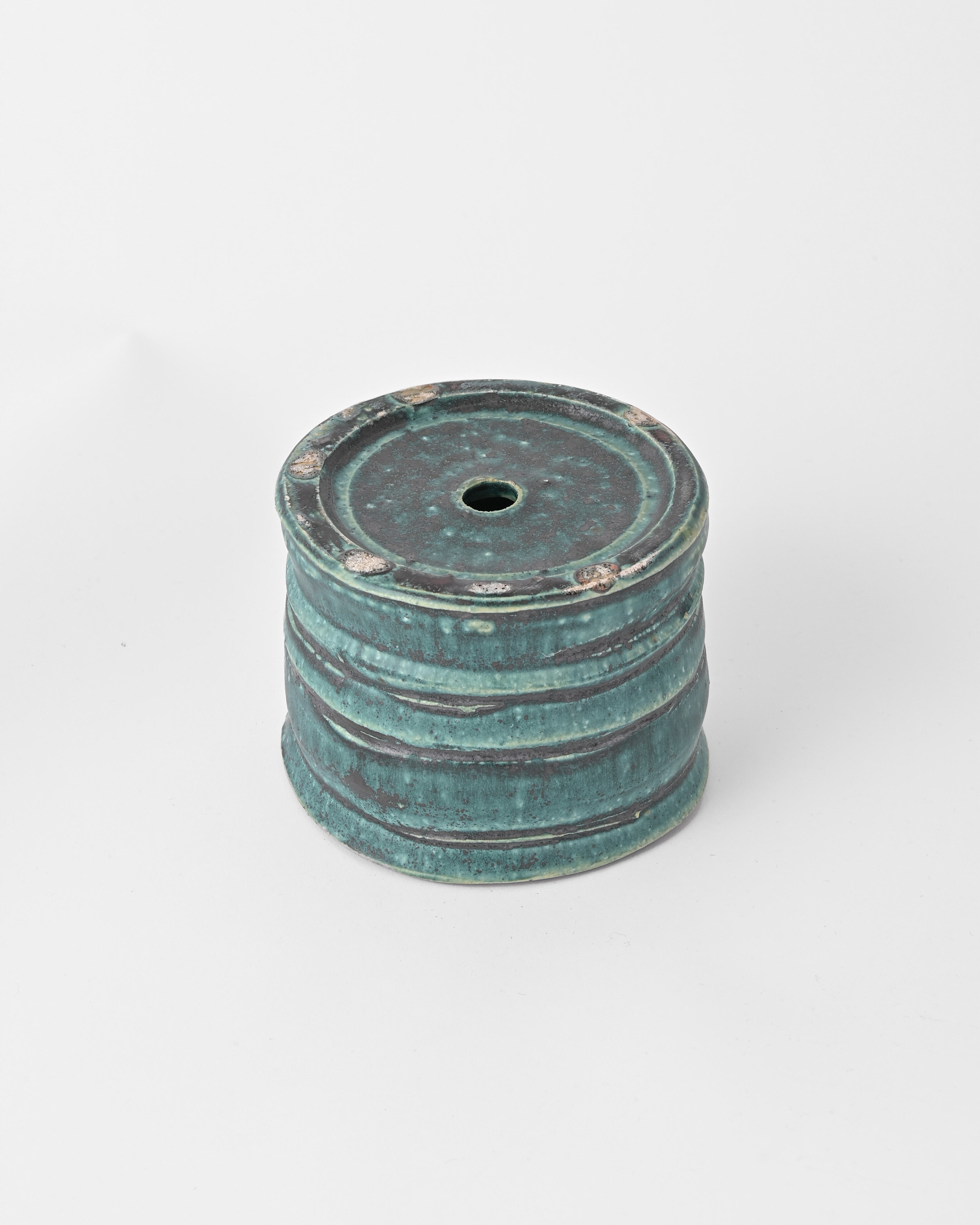 境道一 / 織部釉植木鉢 C