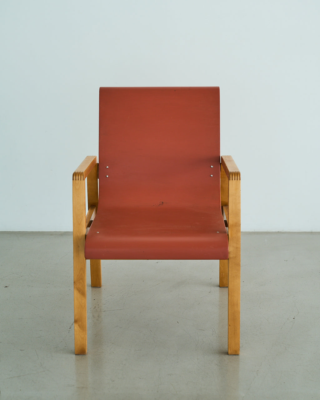 Alvar Aalto / 51 Hallway Arm Chair Red 1930s