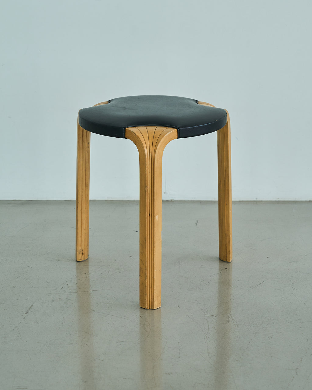 Alvar Aalto / X600 Stool Leather 1960s B