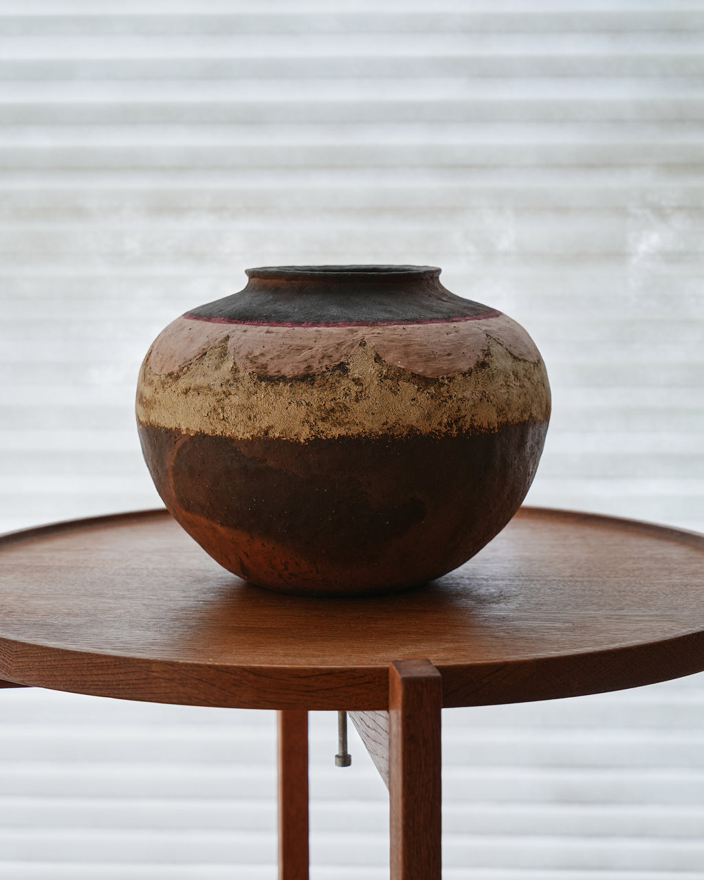 境知子 / 刷毛目花器 壺 C
